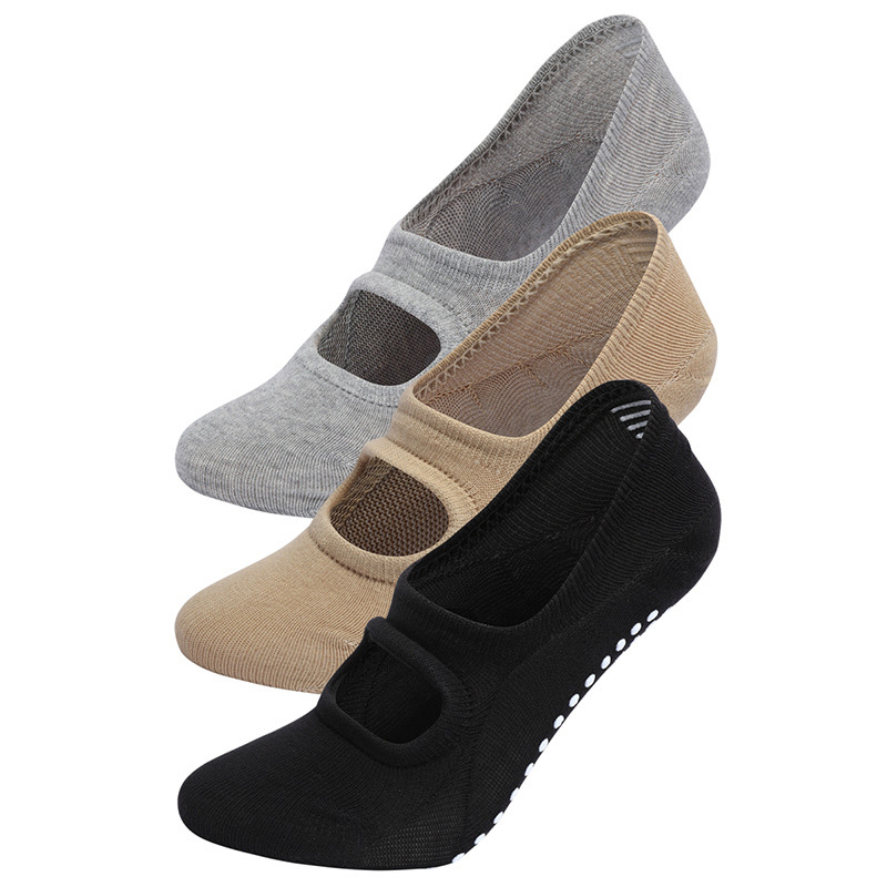 Trampoline Park Sock - Backless aerobics Pilates sokken danstrampoline fitnesssokken