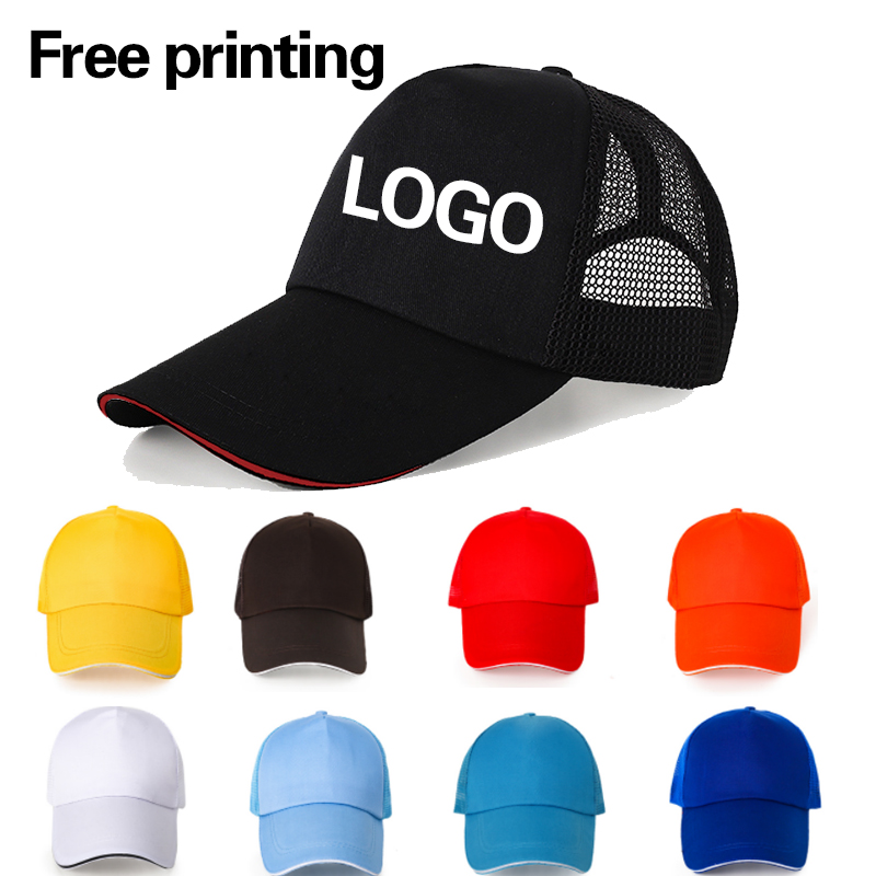 Outdoor Sports Accessories - Mannen Vrouwen Hoeden aanpassen Print Logo