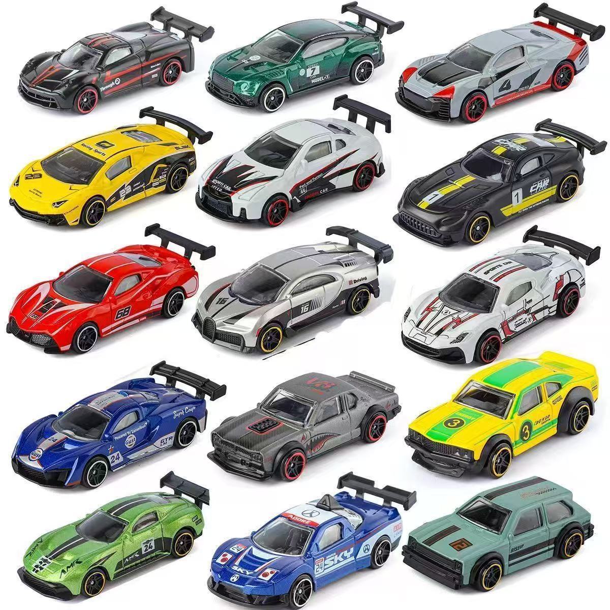 Outdoor Sports Accessories - Legering automodel simulatie 1:64 glijdende sportwagen