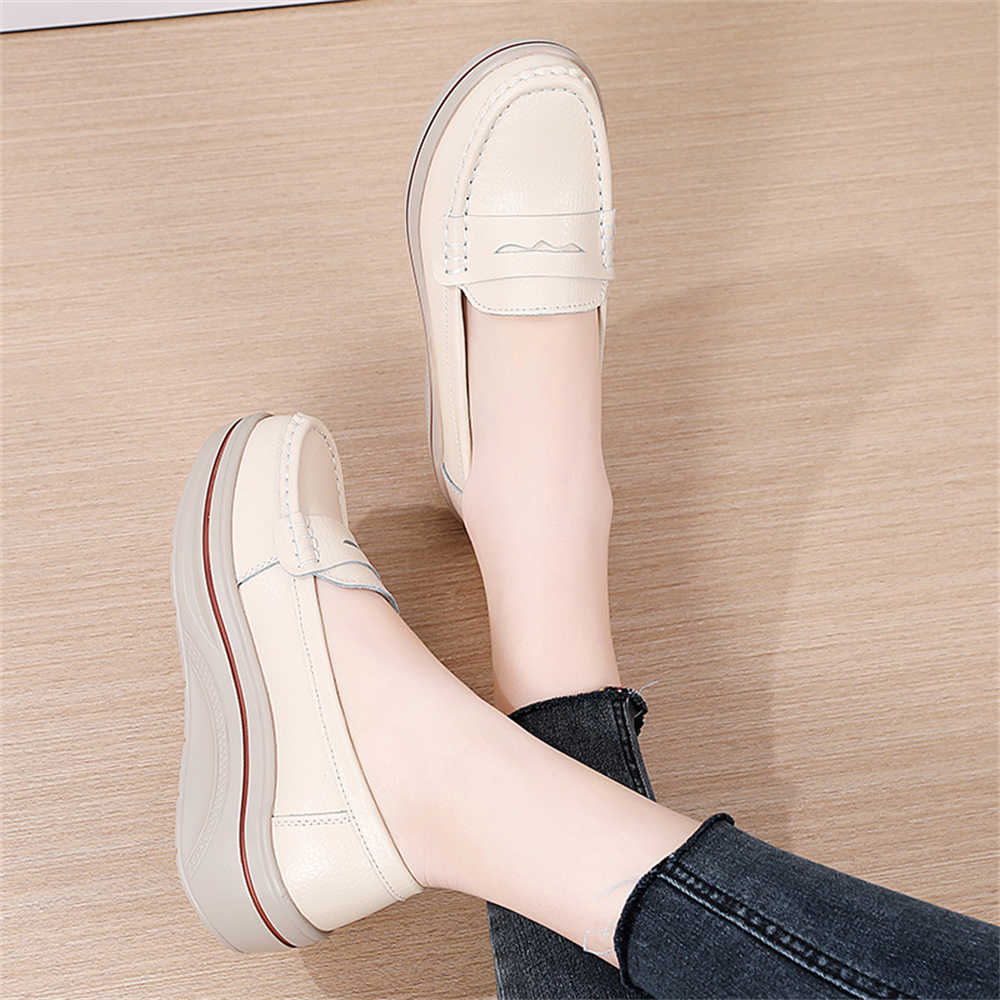 Outdoor Sport Brand Shoes - Laceless lente-herfst herfstlaarzen voor dames Tennisbruine