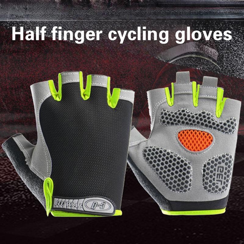Outdoor Sport Gloves - Groothandel halfvingerige fietshandschoenen heren dames antislip