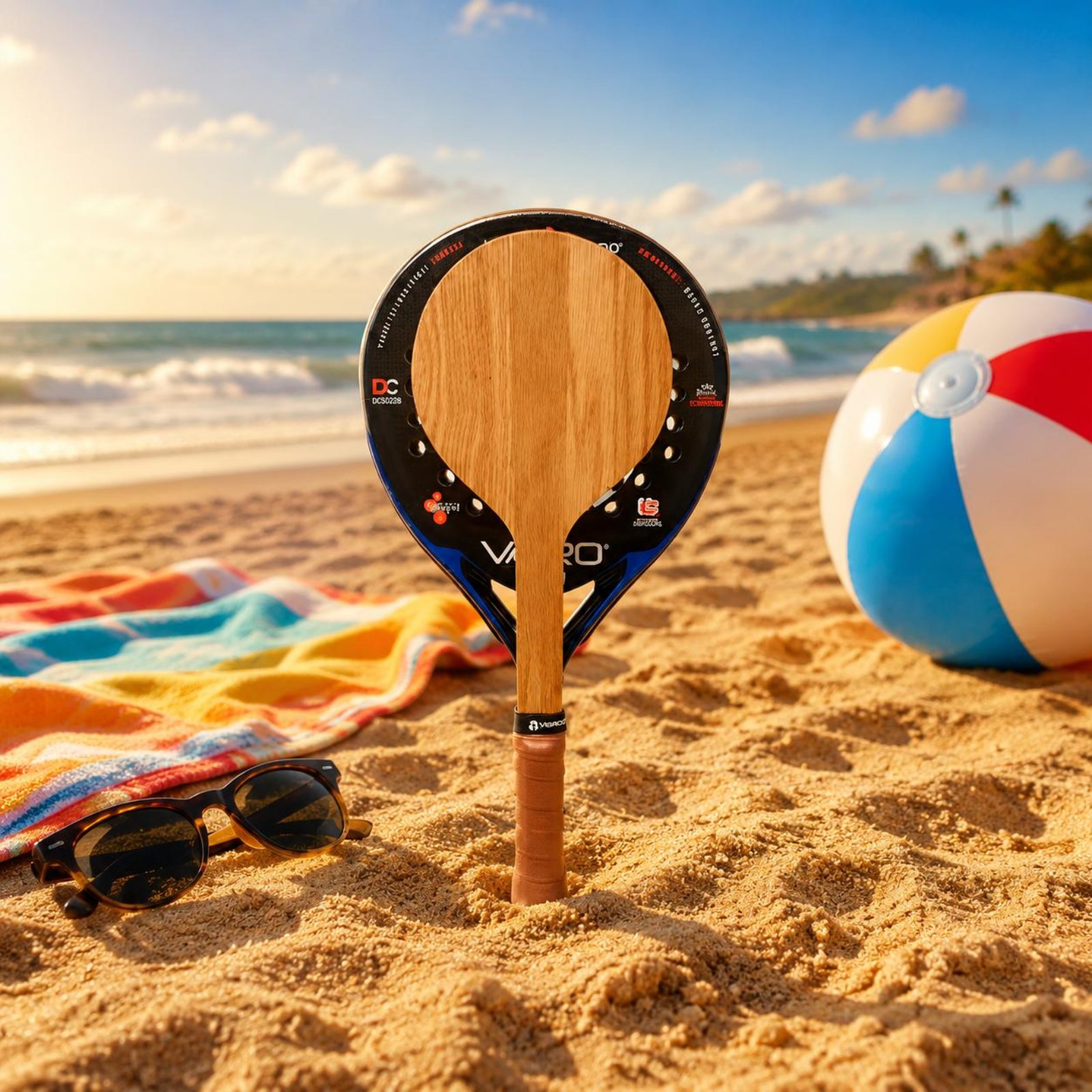Houten strandtennisracket Stra - Outdoor Sports Accessories recensie en prijs