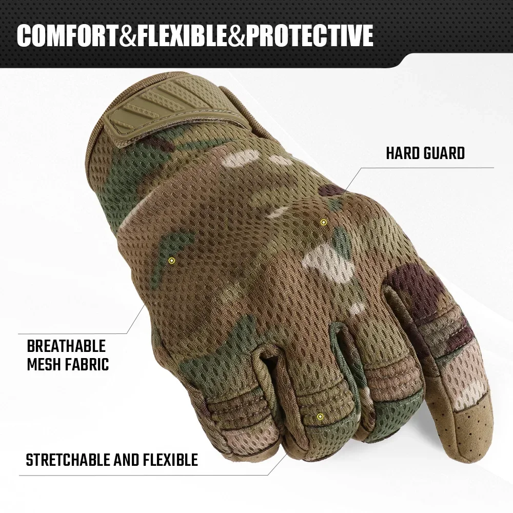 Camo Touchscreen Tactische Han - Outdoor Sport Gloves recensie en prijs