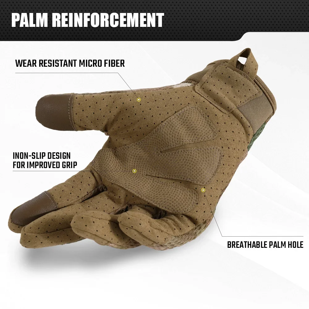 Camo Touchscreen Tactische Han - Outdoor Sport Gloves recensie en prijs