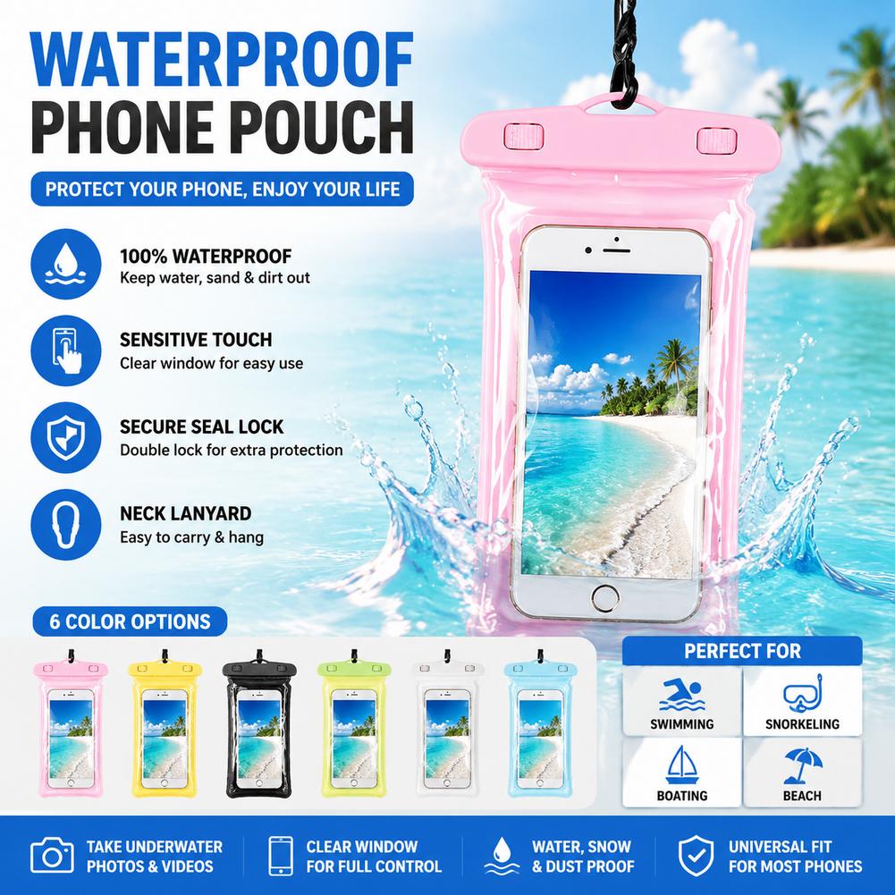 Doorzichtige waterdichte telef - Outdoor Sports Accessories recensie en prijs