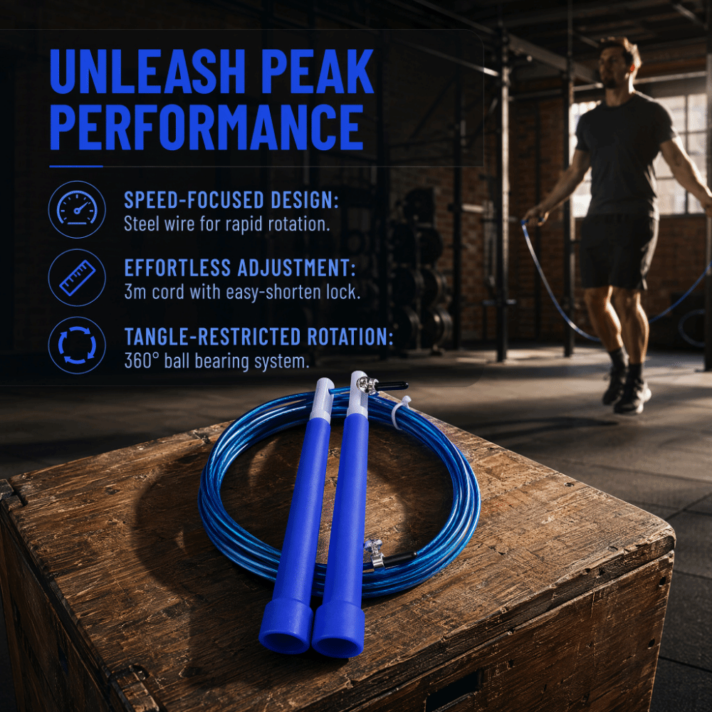 Duurzaam stalen draad springto - Speed Skipping Rope recensie en prijs