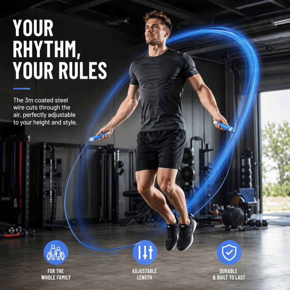 Duurzaam stalen draad springto - Speed Skipping Rope recensie en prijs